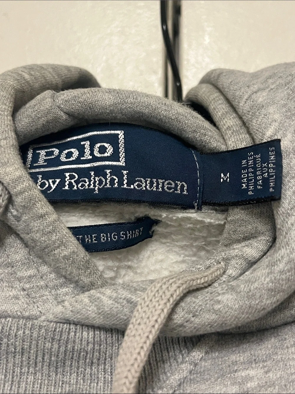 Polo Ralph Lauren Mens Sz medium Polo Bear Graphic Hooded the Big Shirt